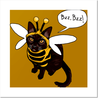 The Bee Cat Posters and Art